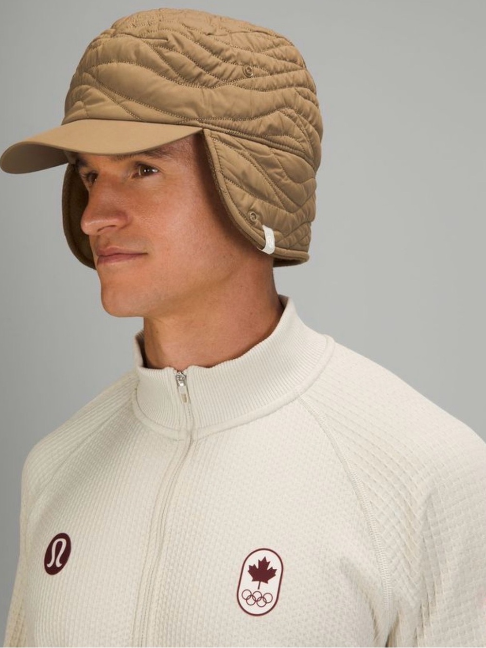 lululemon athletica Quilted Wine Red Brimmed Trapper Hat - Picture 14 of 14